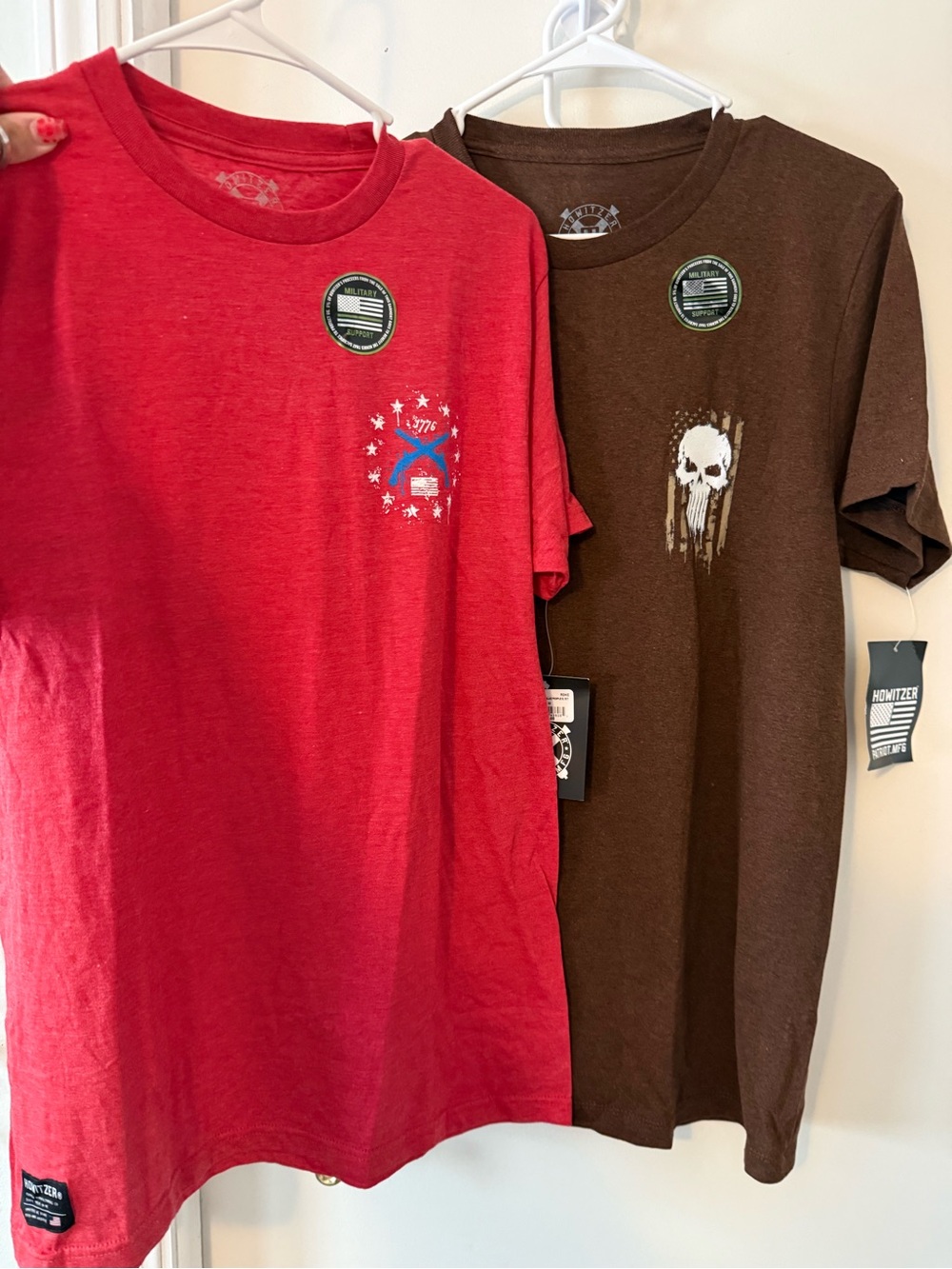 Men's Medium Howitzer Patriot Mfg Military Graphic Tee Bundle